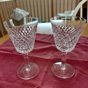 Waterford Crystal “Alana” Claret Wine Glasses (2)